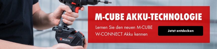 Jetzt den neuen M-CUBE W-CONNECT Akku kennenlernen!