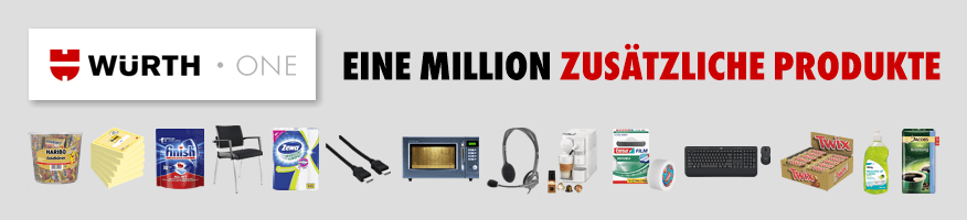 Würth ONE: Eine Million zusätzliche Produkte - jetzt verfügbar!